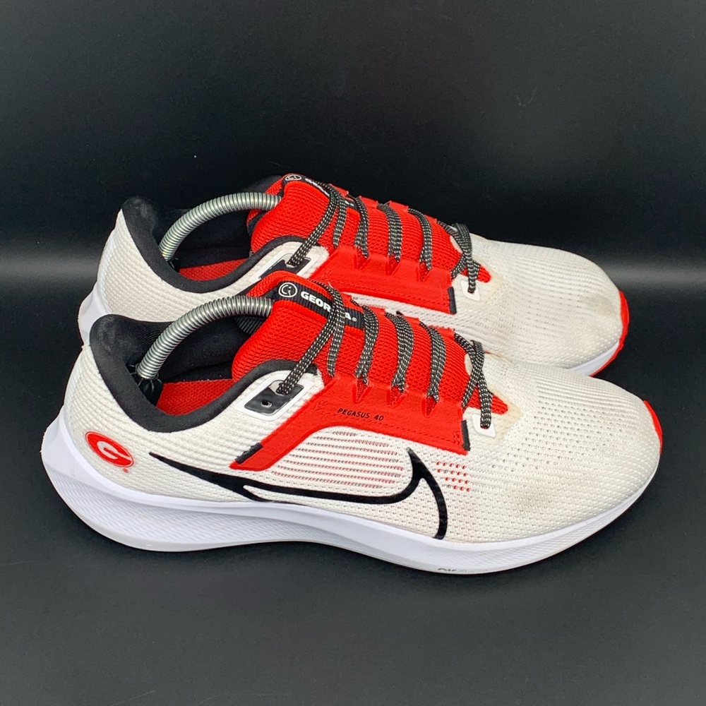 unisex nike black georgia bulldogs zoom pegasus 38 running shoe